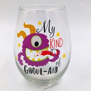 Gerson International Halloween Party ‘My Kind of Ghoul-Aid’ Wine Glass